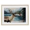 Stupell Industries Christmas Conversation In Wild Framed Print Under Glass, design by Petal Prints Design